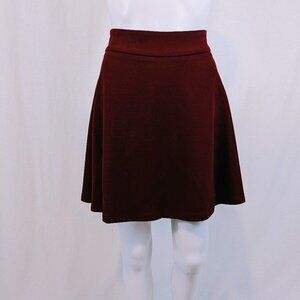 Kate Kasin Maroon Skate Skirt Size 2XL NWOT
